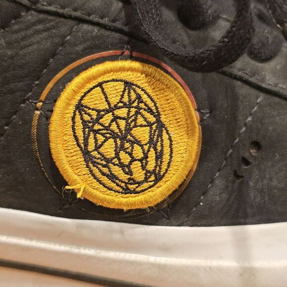 Converse One Star Ox‎ YOD Black/Enamel Red/Orange Ray 160339C Women 8.5 Men 6.5 - Picture 6 of 16